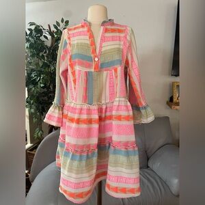 Colorful Geometric Mini Dress